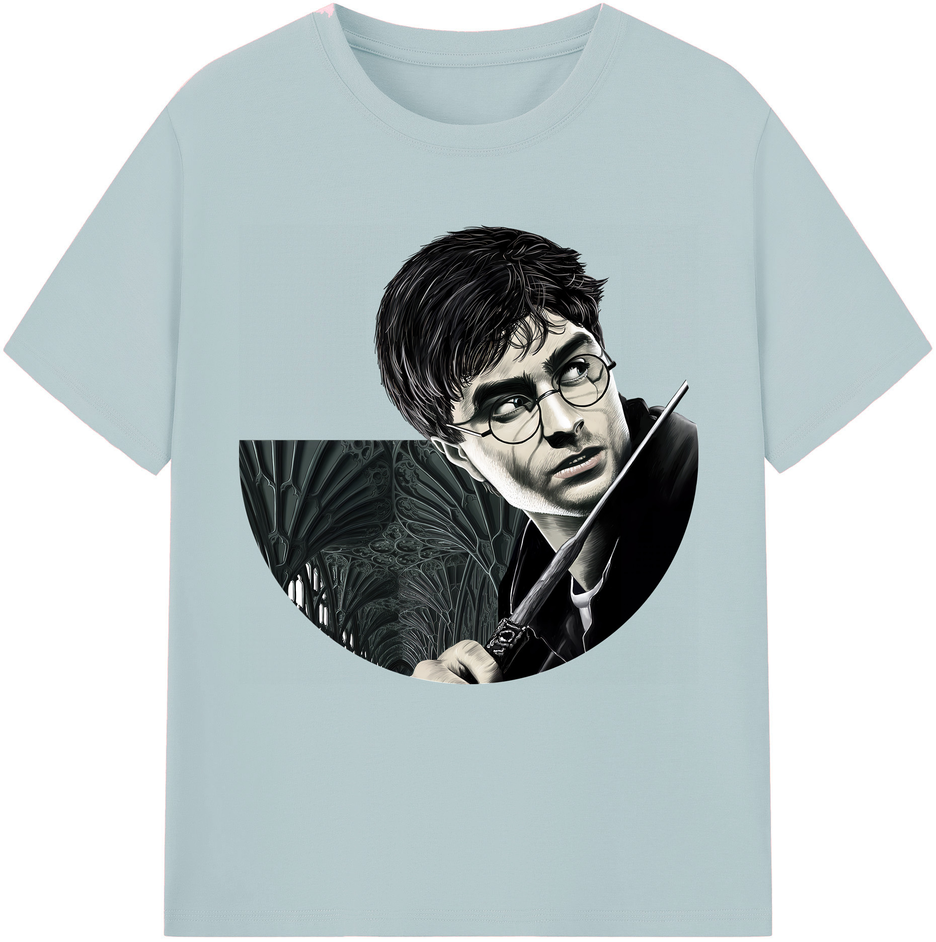 （画像用） Harry Potter ハリー・ポッターシリーズ 綿100％半袖Tシャツ（フロントプリント）